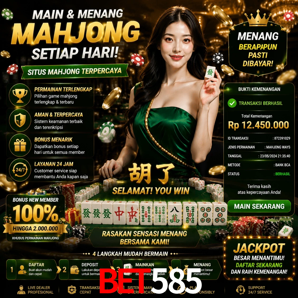 Ganhar e sacar na bet585